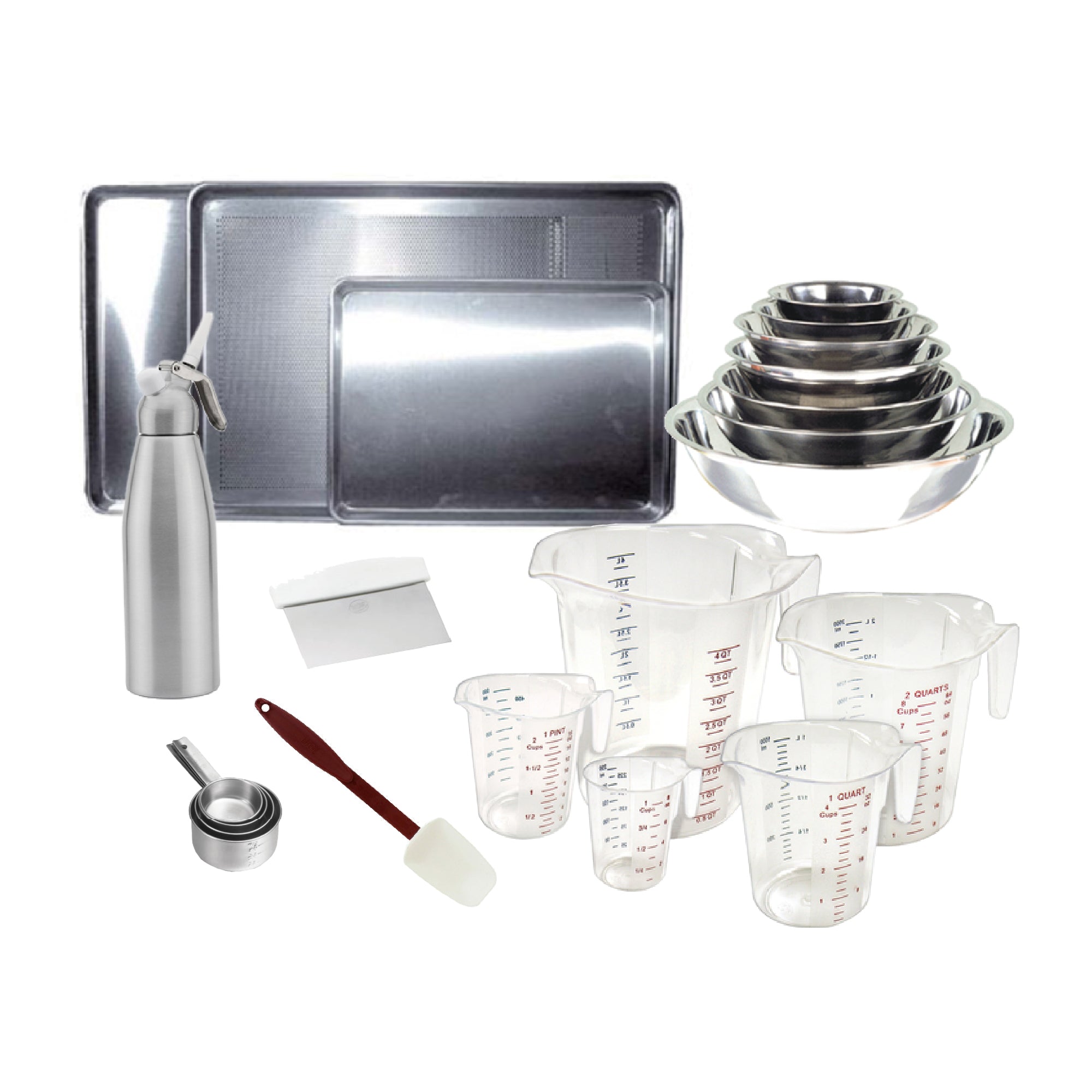 Commercial Baking Pans, Bowls, & Utensils