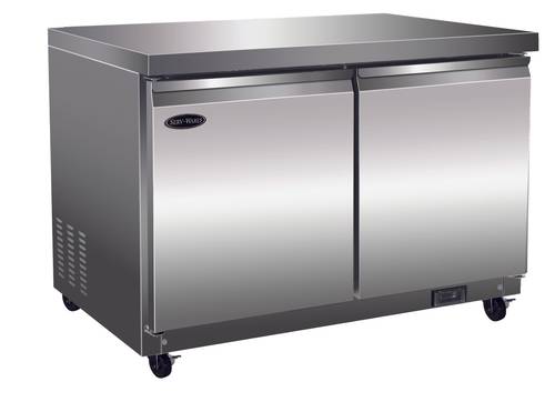 48" 2-Door Undercounter Reach-In Freezer (Serv-Ware UCF-48-HC-T)