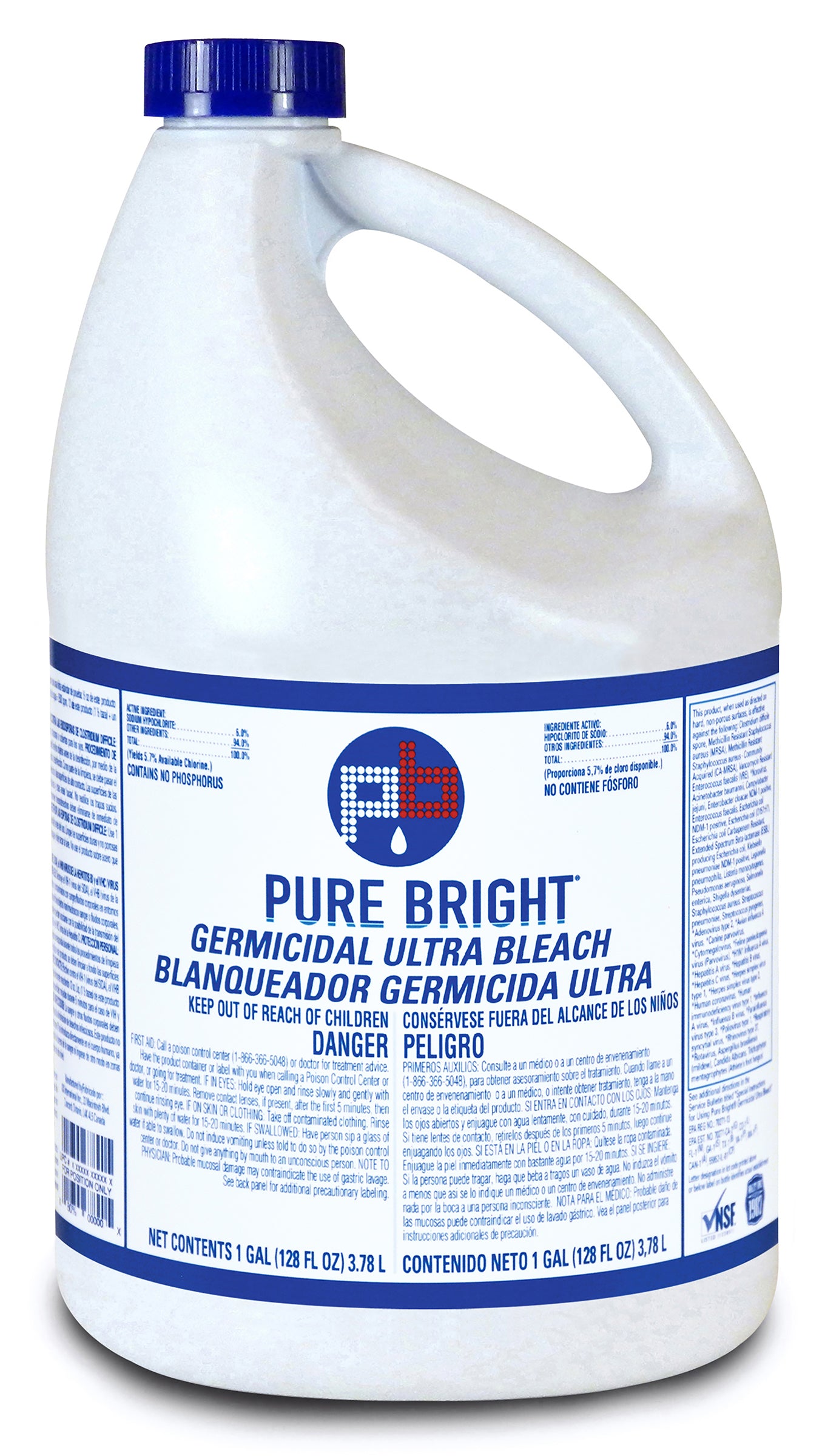 1008635042 Pure Bright Bleach 6% 1-Gallon