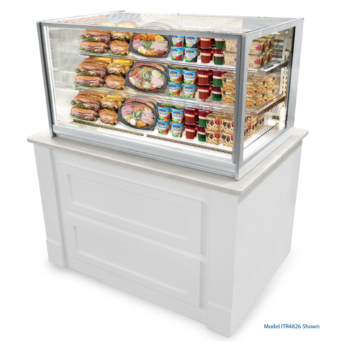 Federal Industries ITR4834 Italian Style 48" Drop-In Refrigerated Bakery Display Case (Condition: Demo Unit - Never Used)