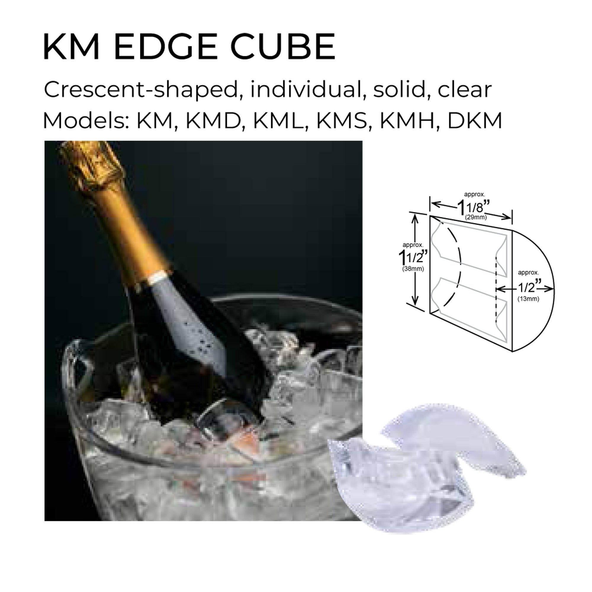 Hoshizaki KM-350MAJ Crescent Ice Cube Gator Chef Restaurant Equipment & Kitchen Supplies