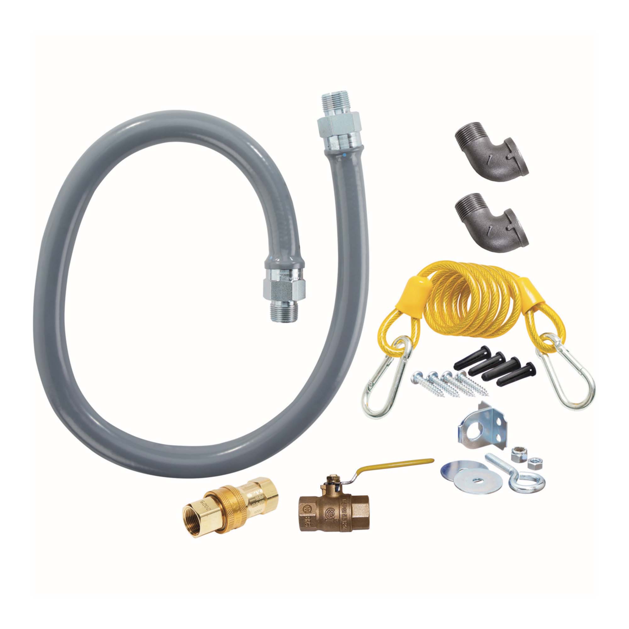 Dormont ReliaGuard® 5-Ft. 3/4” Diameter Natural Gas Hose Kit (Dormont RG7560)