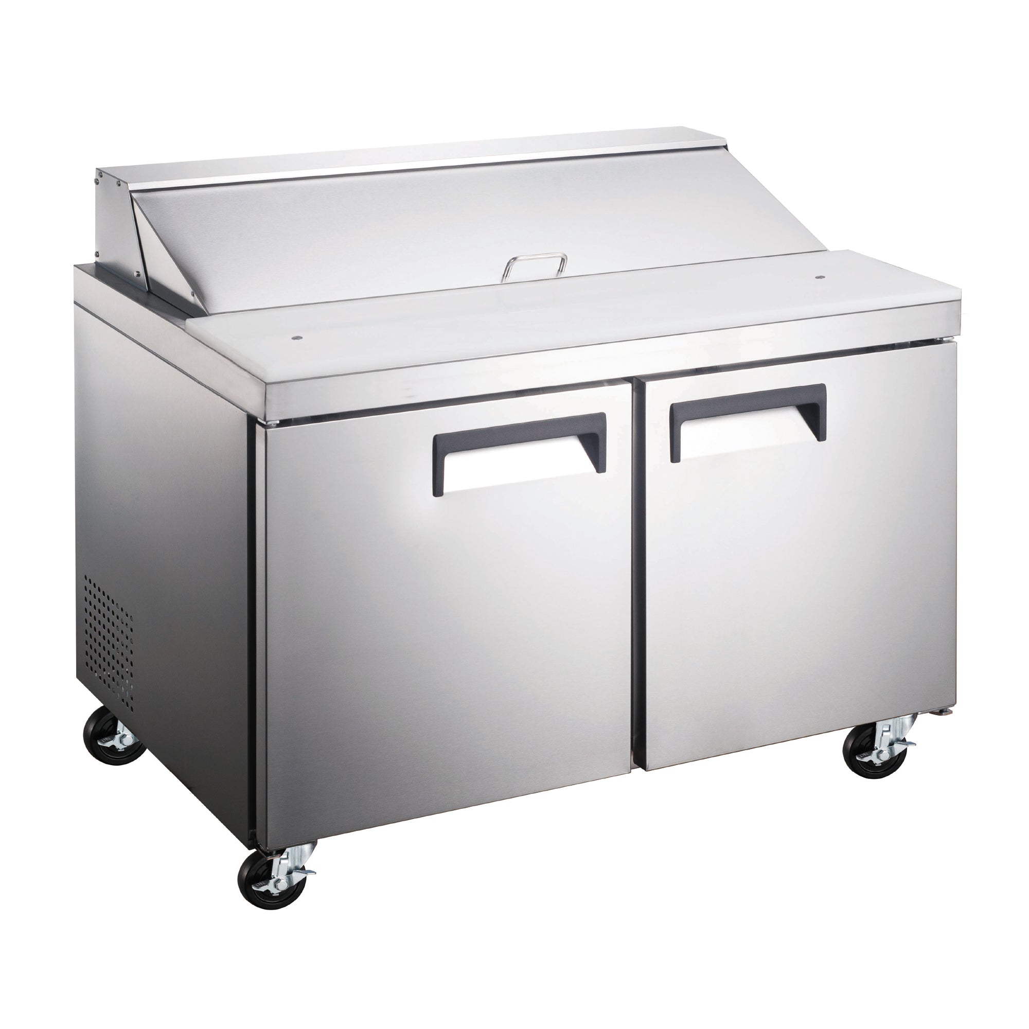 48" 2 Door Refrigerated Sandwich Prep Table (Valyr VALSL-2D)