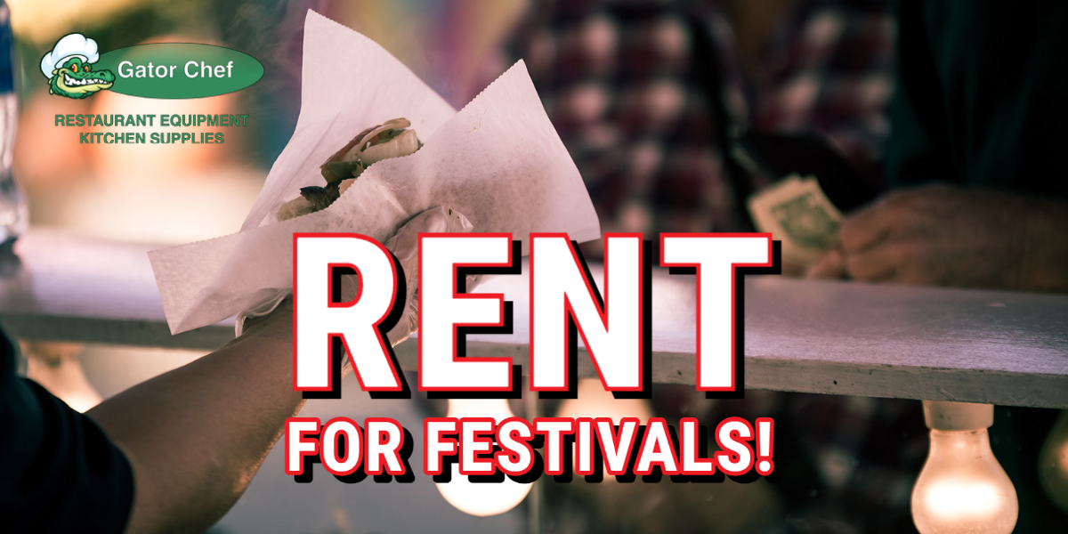 Festival Restaurant Equipment Rentals available at Gator Chef