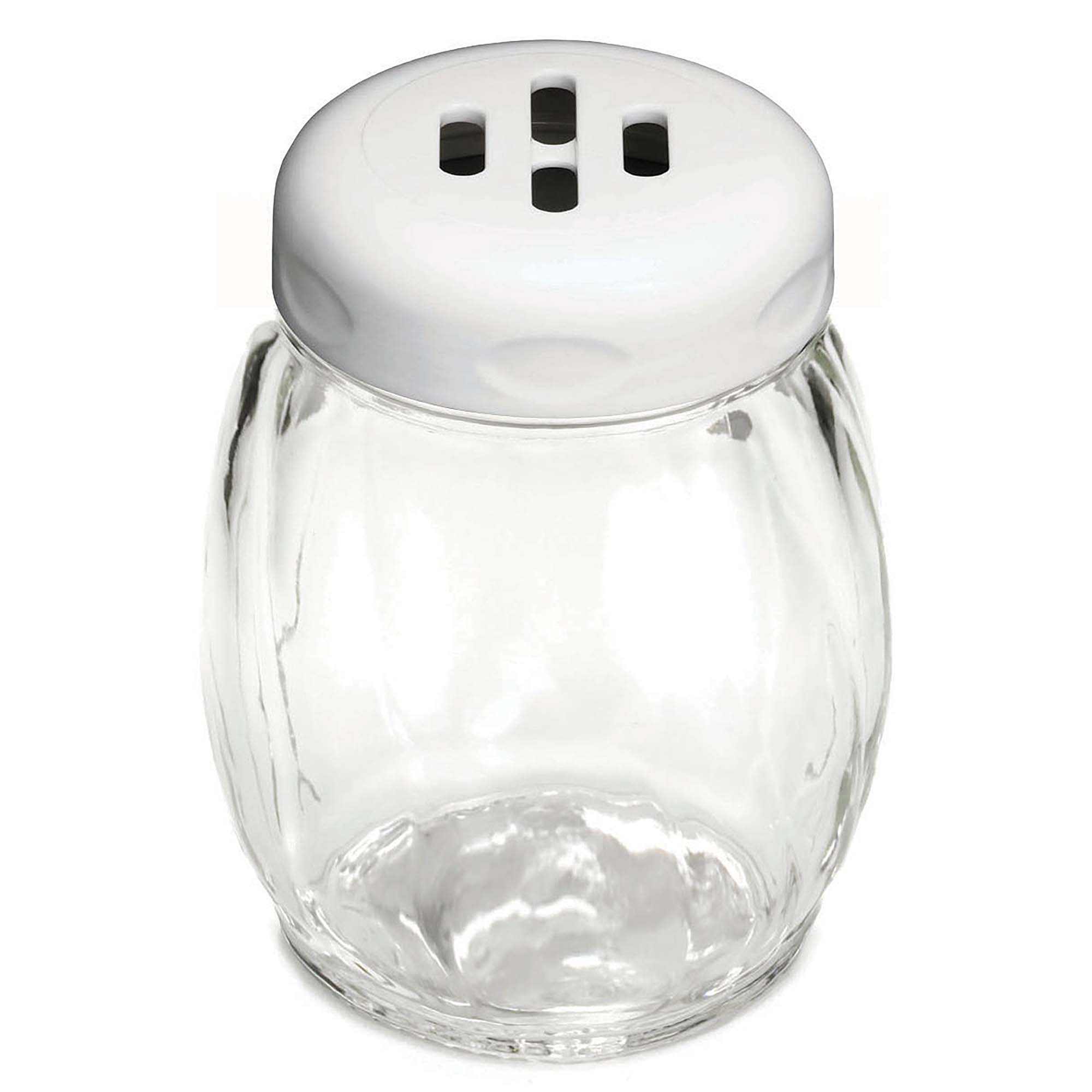 TableCraft 6-Oz. Cheese Shaker with White Top (TableCraft 260SLWH)