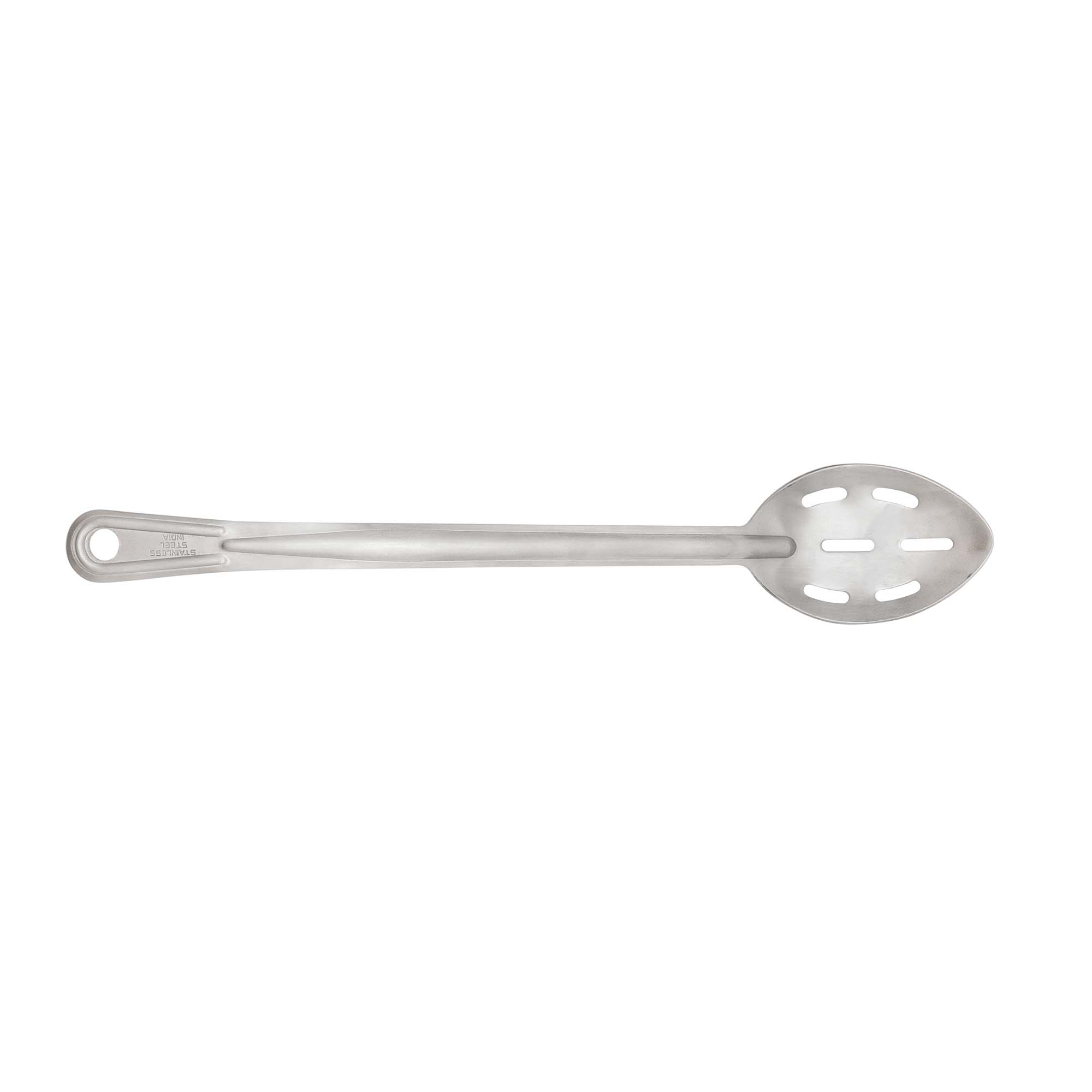 Renaissance 15" Curved Stainless Steel Slotted Basting Spoon (Browne USA 4777)