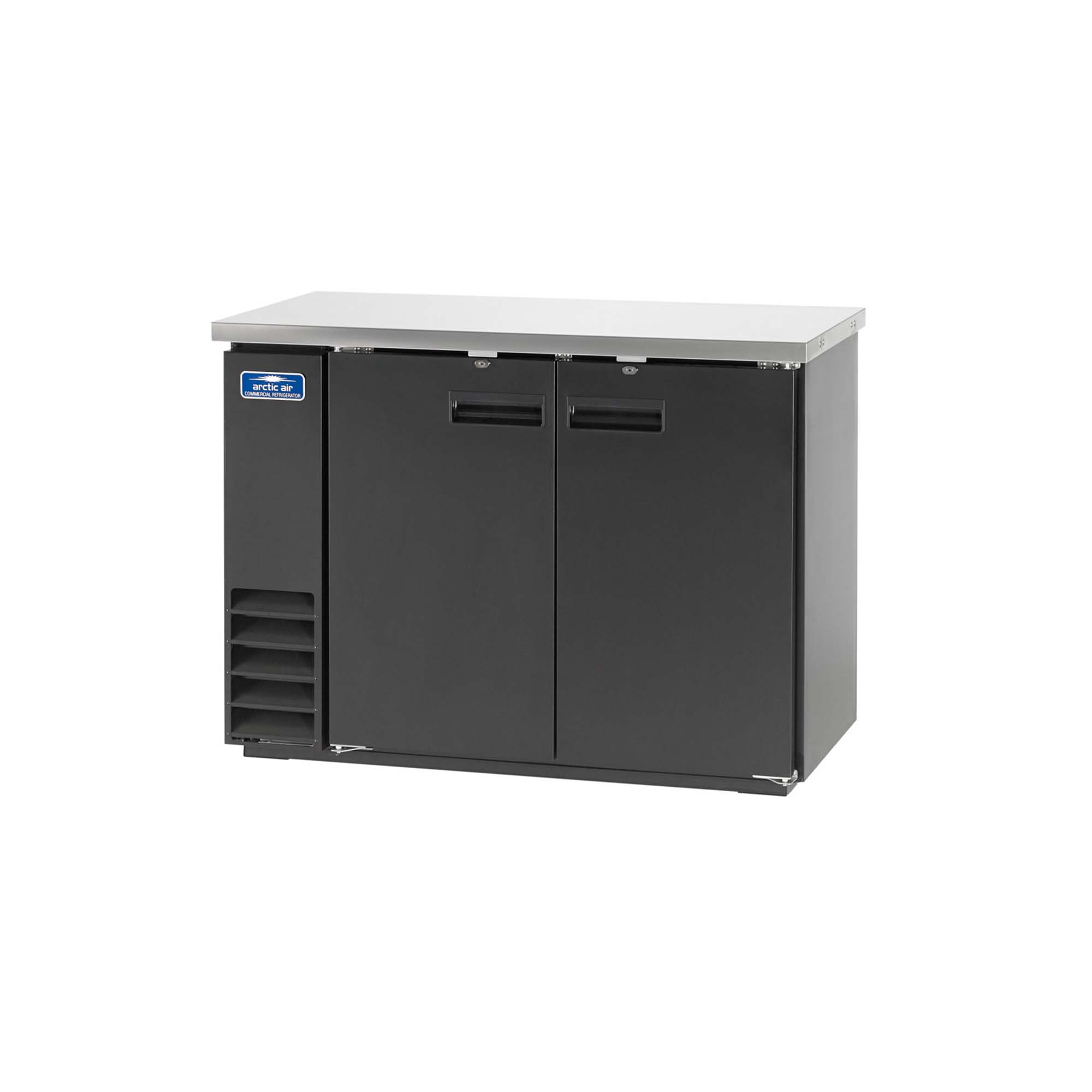 Arctic Air Black Two-Door Back Bar Refrigerator (Arctic Air ABB48)