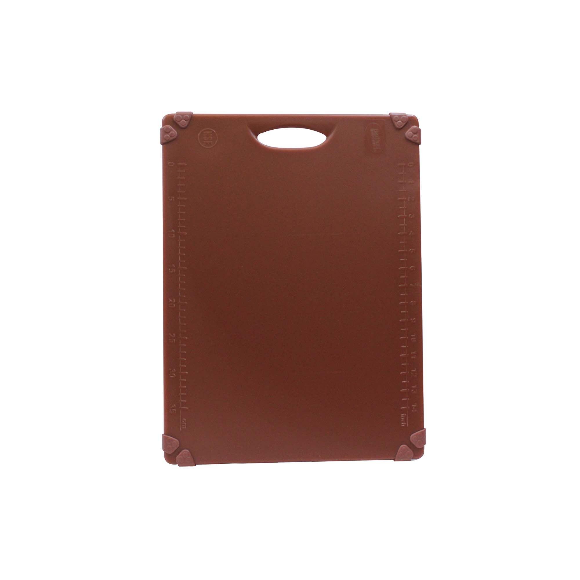 TableCraft 15” x 20” HACCP Brown Cutting Board (TableCraft CBG1520ABR)