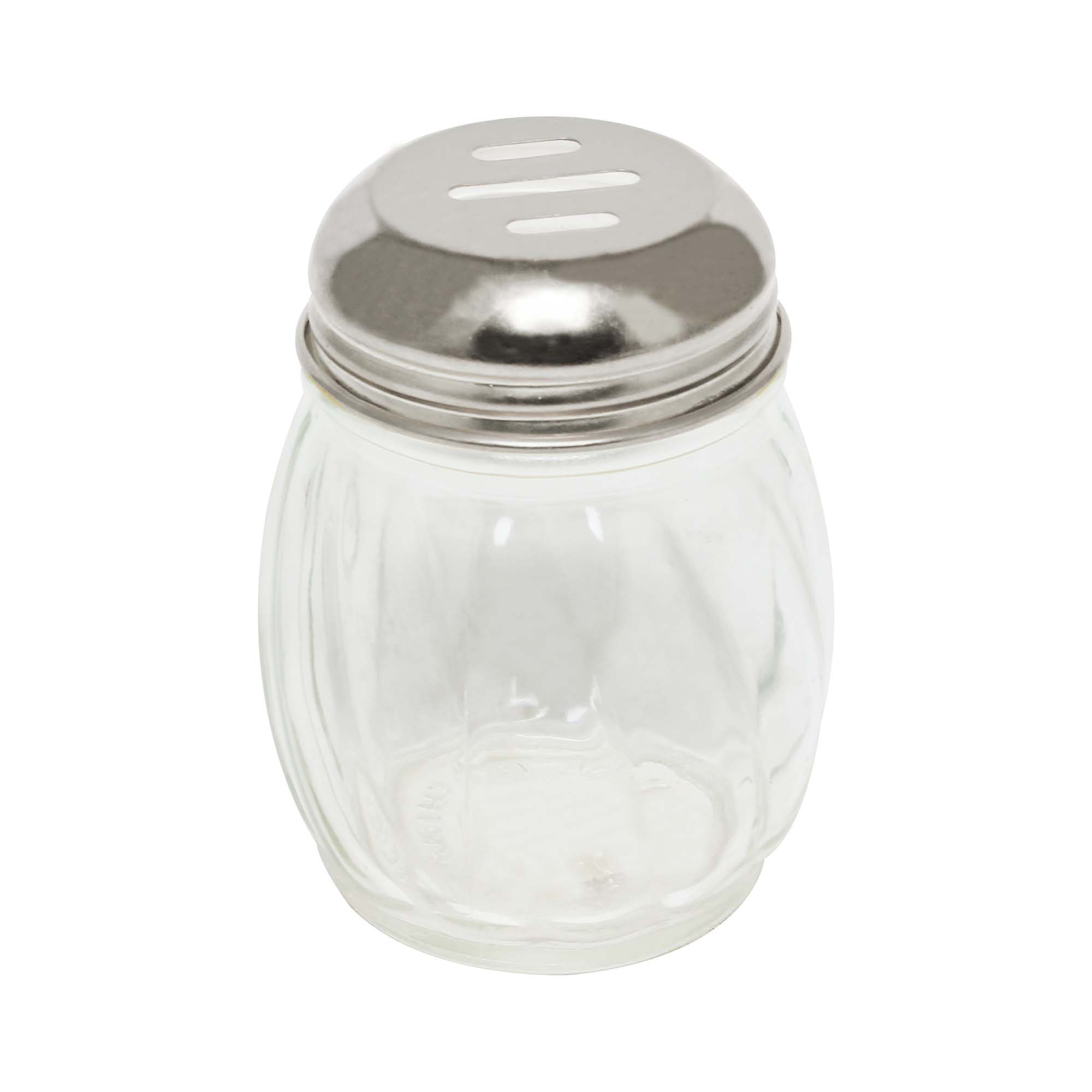Thunder Group 6 Oz. Glass Swirl Cheese Shaker (Thunder Group GLTWCS006)