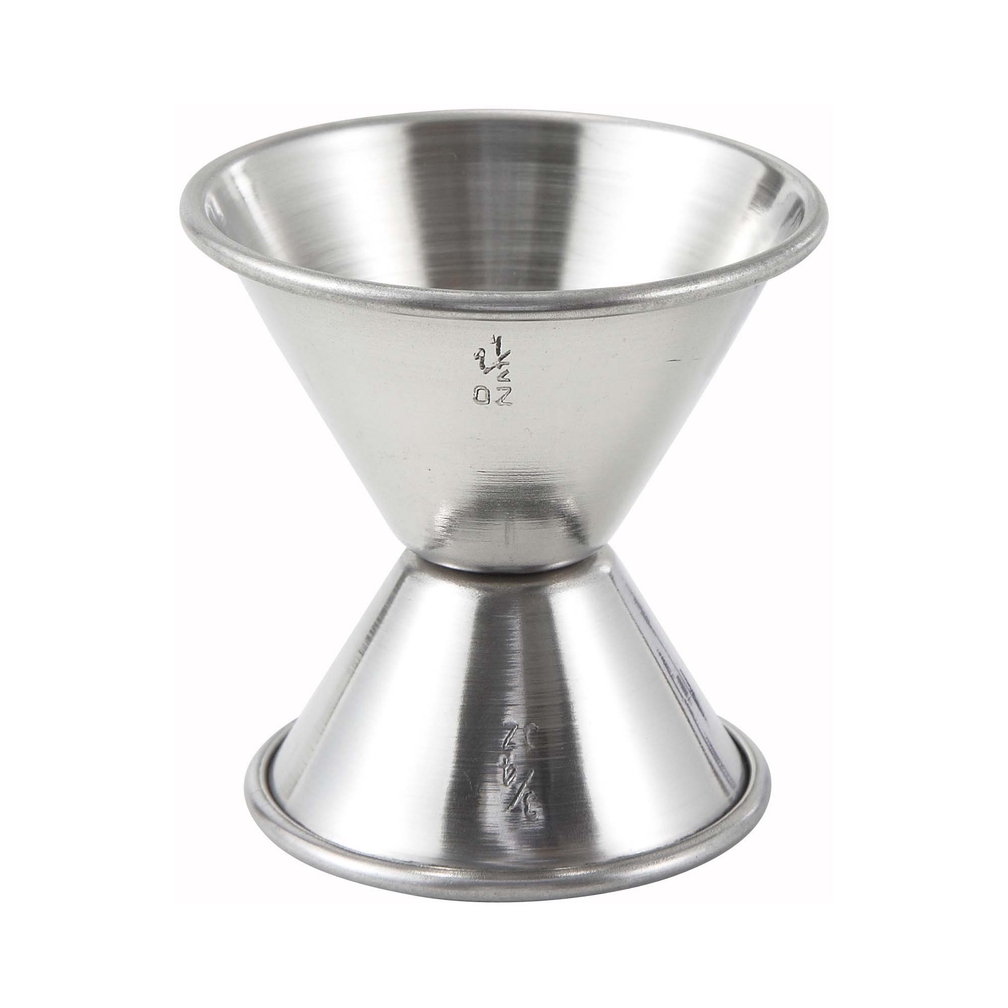 Winco 3/4 Oz. and 1-1/2 Oz. Double Jigger (Winco J-3)