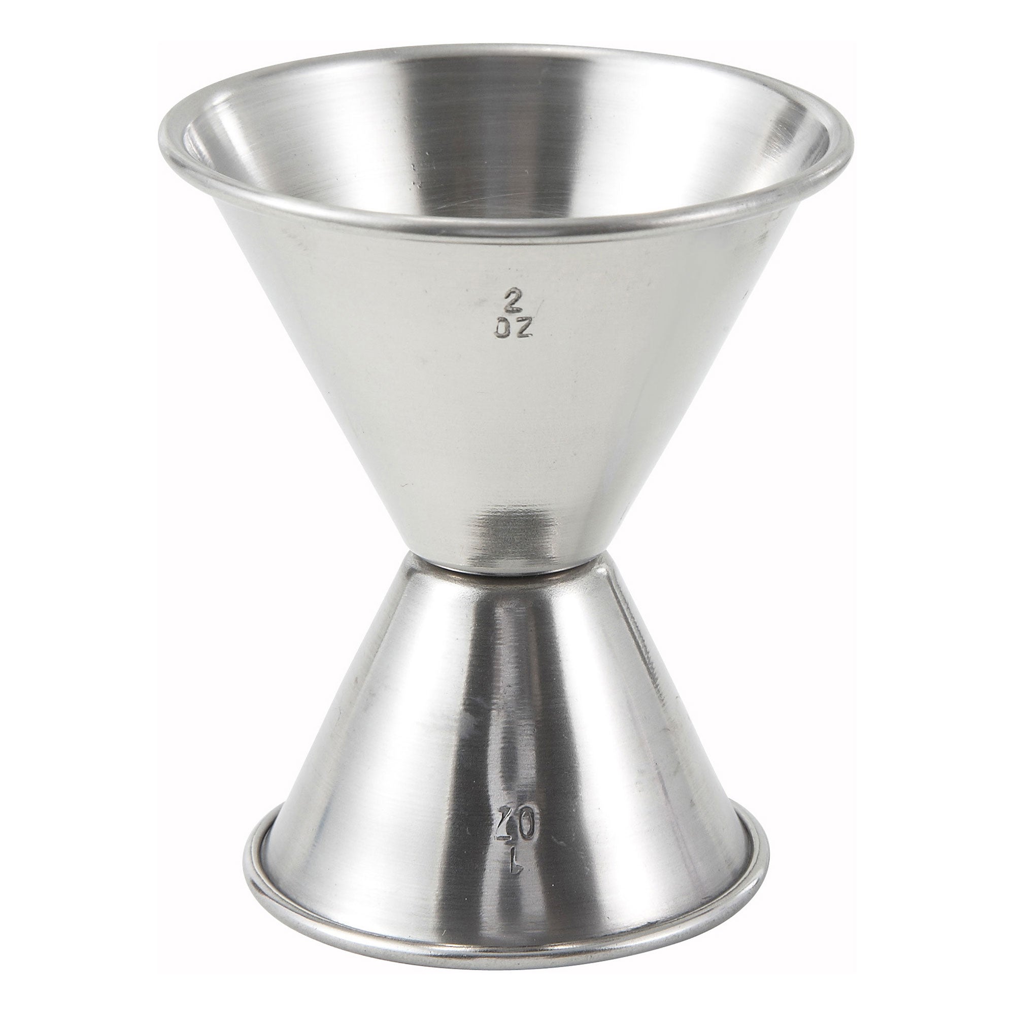 Winco 1 Oz. and 2 Oz. Classic Double Jigger (Winco J-5)