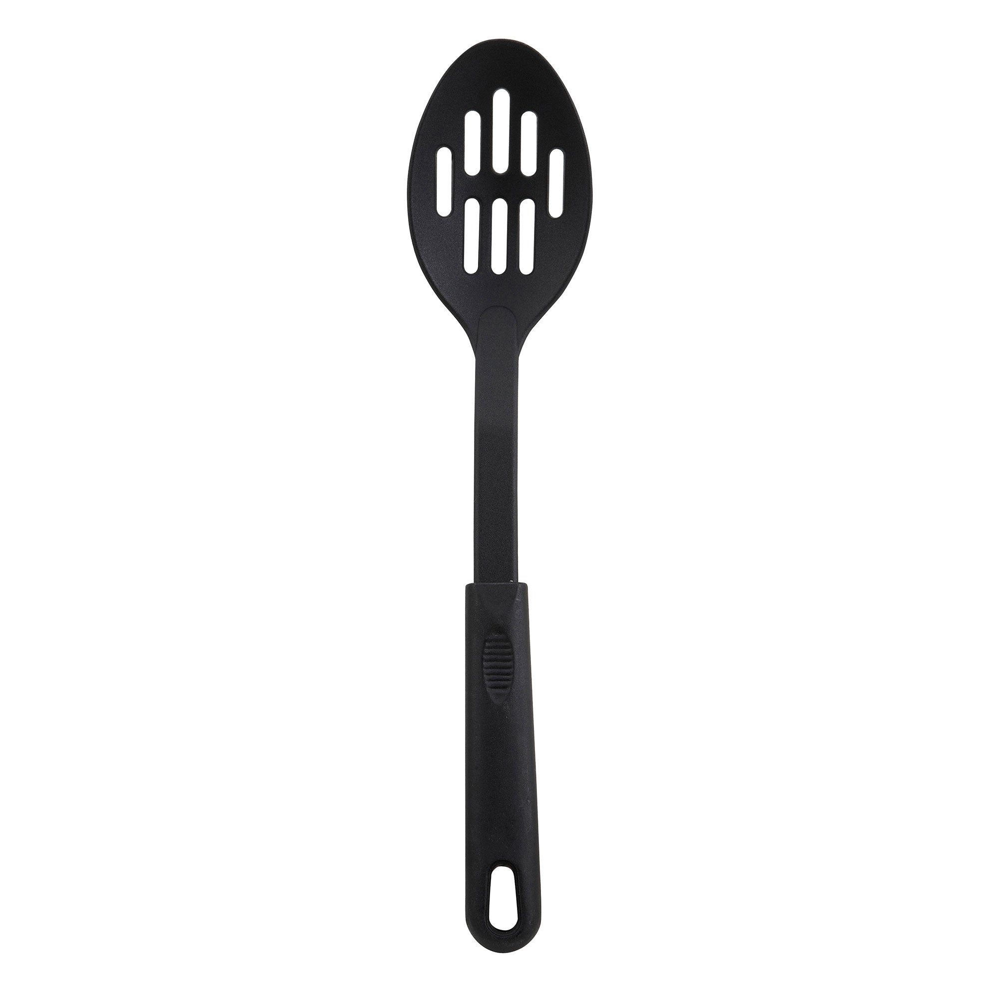 Winco 12" Black Nylon Slotted Serving Spoon (Winco NC-SL2)