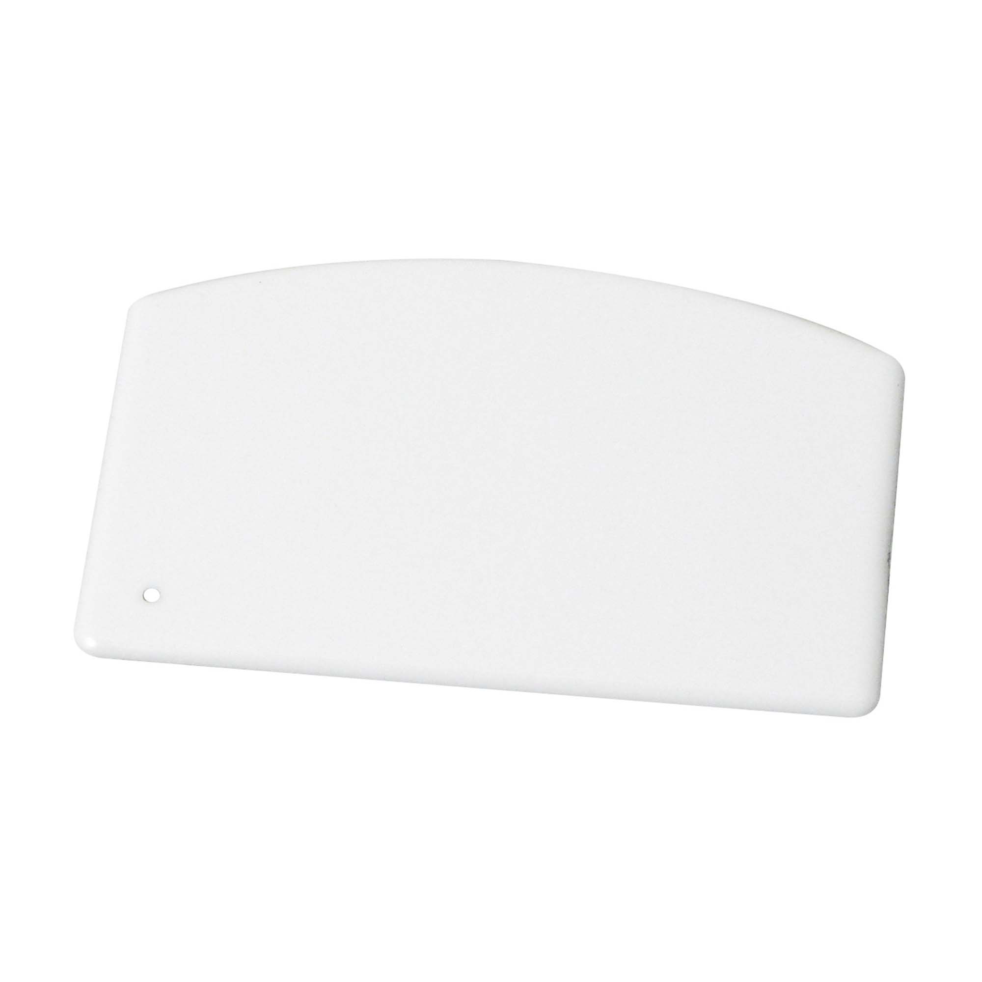Winco 5-1/2" x 3-3/4" Straight Edge Plastic Bowl Scraper (Winco PDS-5)