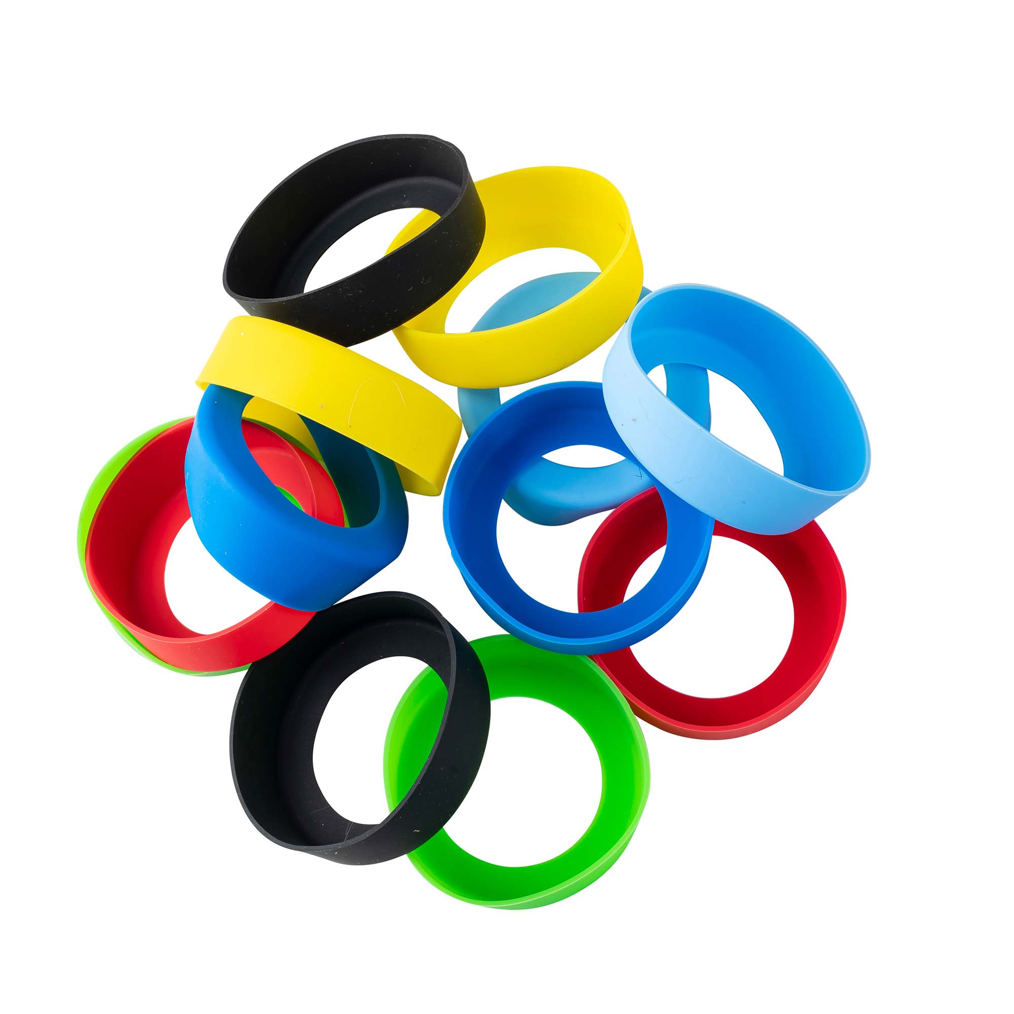 TableCraft Silicone Label Bands for 63-mm Squeeze Bottles (TableCraft SB63A)
