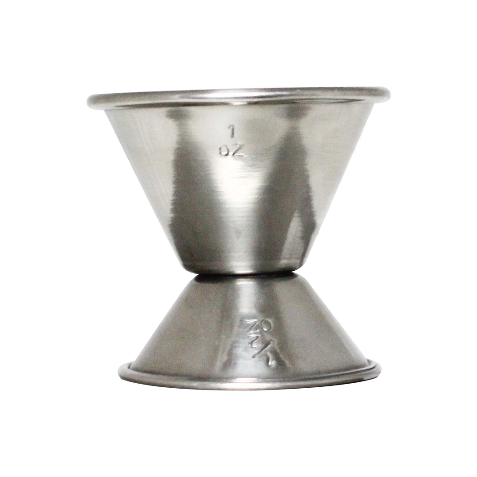 Thunder Group 1/2 Oz. & 1 Oz. Stainless Steel Jigger (Thunder Group SLJG001)