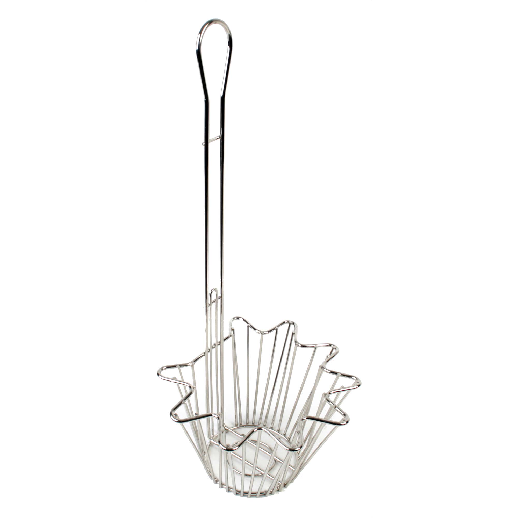 Thunder Group 8-Mold Nickel-Plated Steel Taco Fry Basket (Thunder Group SLTA08)