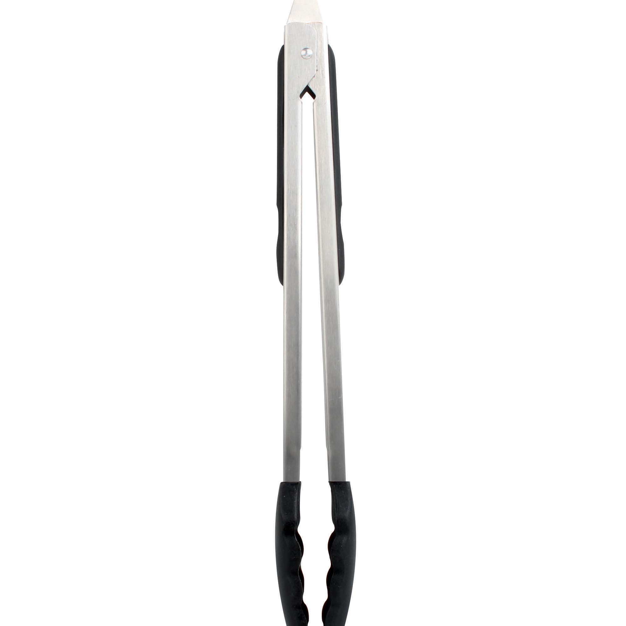 Thunder Group 12" Heavy Duty Stainless Steel Utility Tongs (Thunder Group SLTHUT112)