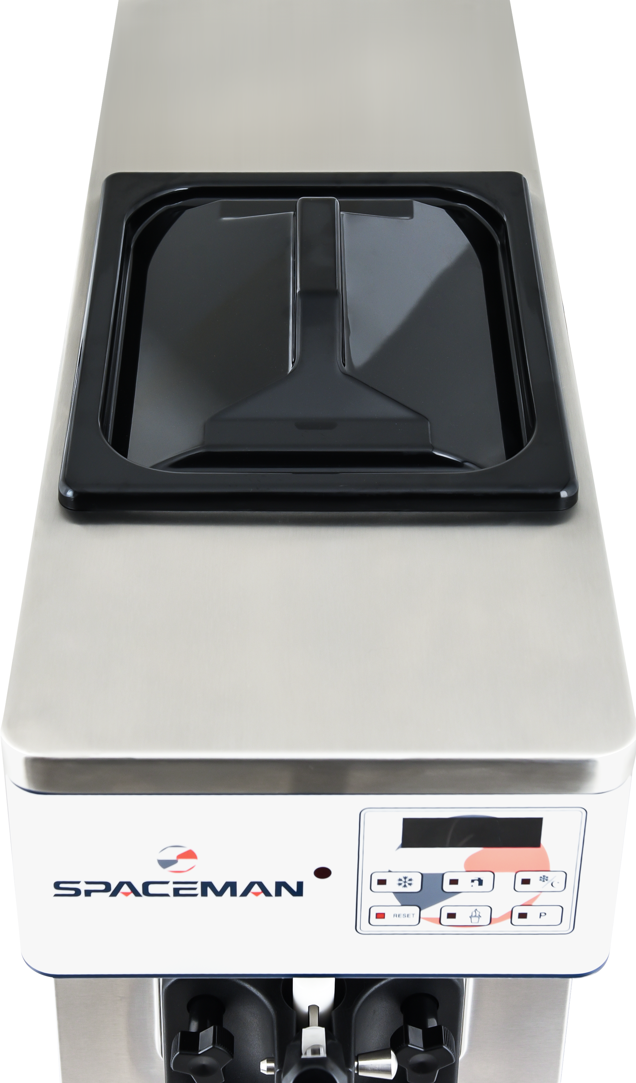 1-Flavor Soft Serve Ice Cream Machine Top View Spaceman 6210-C
