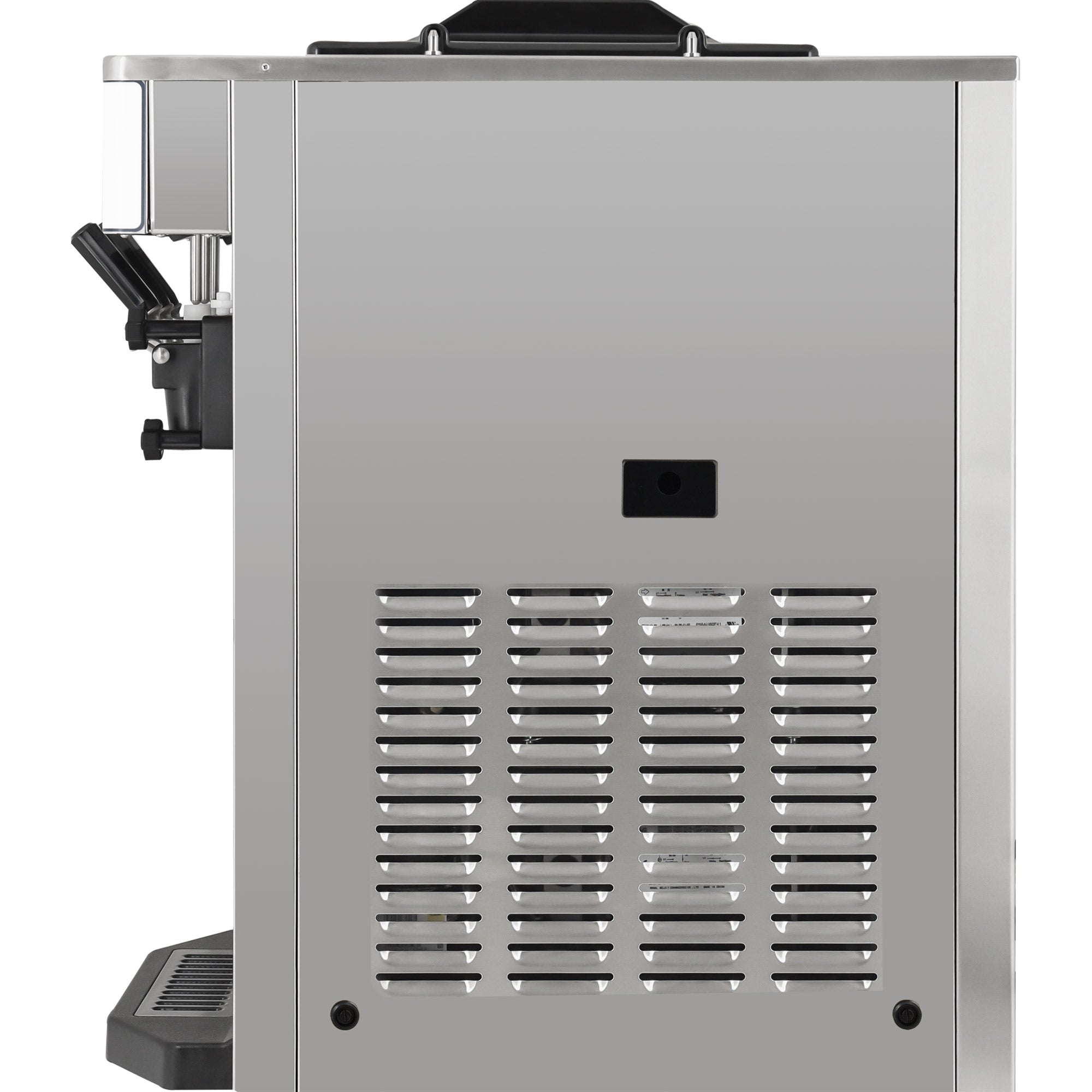 2-Flavor with Twist Soft Serve Ice Cream Machine – Right-Side View Gravity Feed Spaceman Model 6235-C