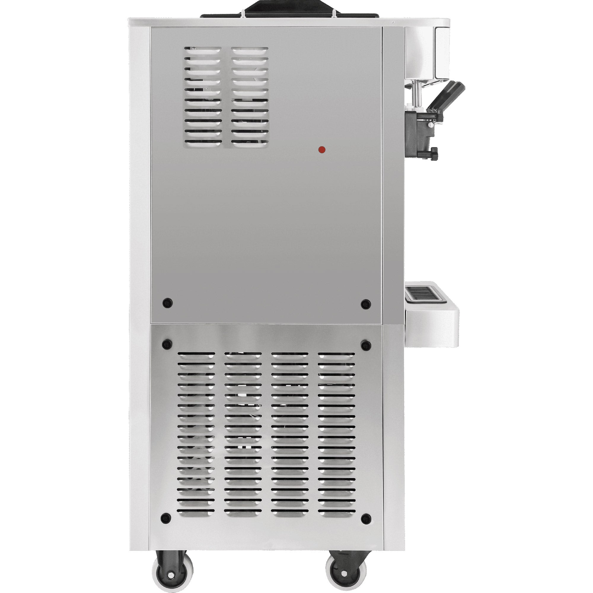 2-Flavor Floor Standing with Twist Soft Serve Ice Cream Machine – left-Side View Air Pump Feed Spaceman Model 6250A-C