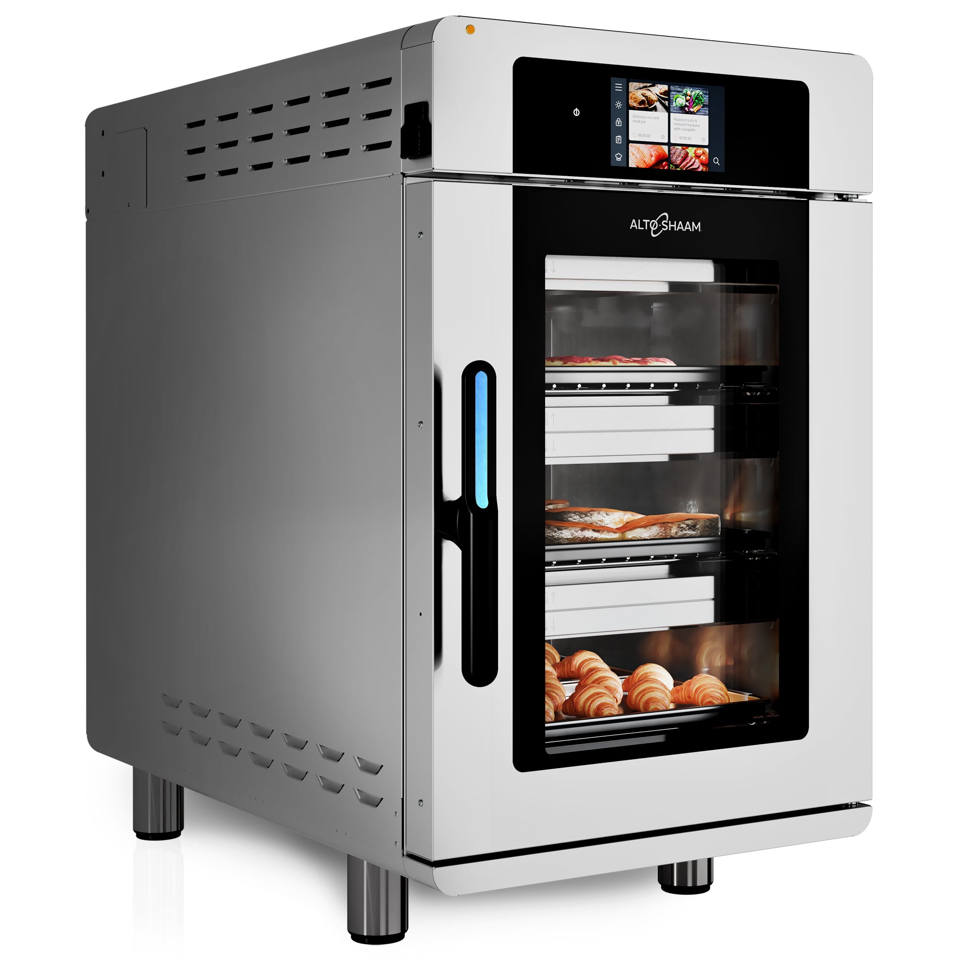 Side View - Alto-Shaam VMC-H3H Vector H Series Multi-Cook 3-Chamber Electric Oven – Ventless with Simple Controls – 208-240 VAC, 1-Phase